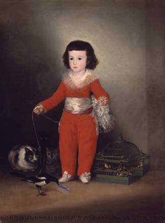 Manuel Osorio Manrique de Zuniga ca. 1795 	by Francisco de Goya 1746-1828 	Metropolitan Museum of Art New York NY 49.7.41
